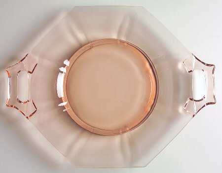 Molly Pink 9" 2 Handled Plate