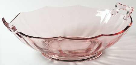 Molly Pink 10" Handled Bowl