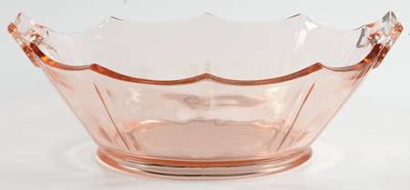 Molly Pink 9" Handled Bowl