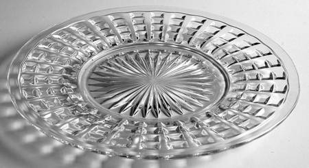 Monticello Clear Luncheon Plate