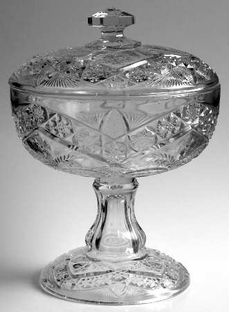 Gaelic 8" Compote & Lid