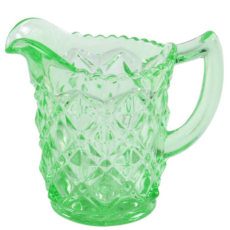 Diamond Block Green by Imperial Glass-Ohio