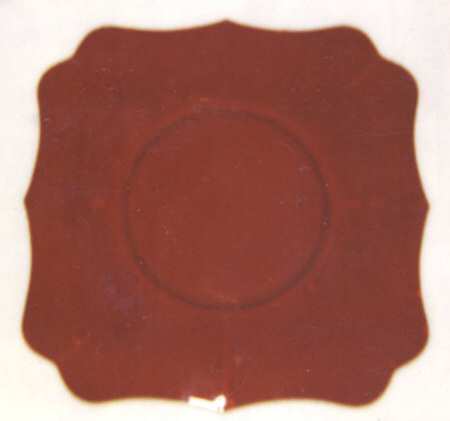 Hazen Ruby Luncheon Plate
