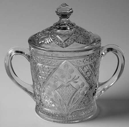Garden Pink Sugar Bowl & Lid