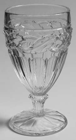 Star Holly Clear (Closed Leaves) by Imperial Glass-Ohio