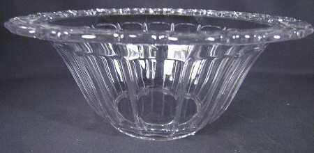 Star Holly Clear (Closed Leaves) Punch Bowl
