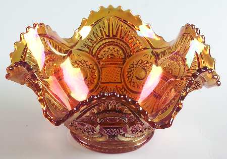Twins Marigold 6" Ruffled Bowl