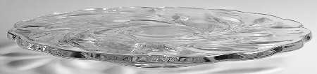 Willow Clear Footed Cake Plate