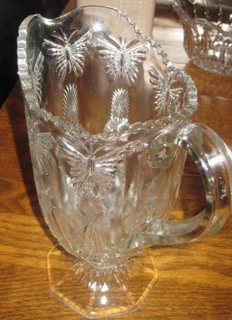 Jeweled Butterflies Large Pitcher