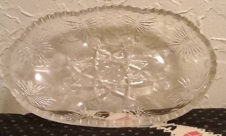 Jeweled Butterflies 8" Oval Relish