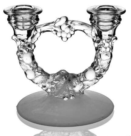 Garland Frosted Double Light Candlestick