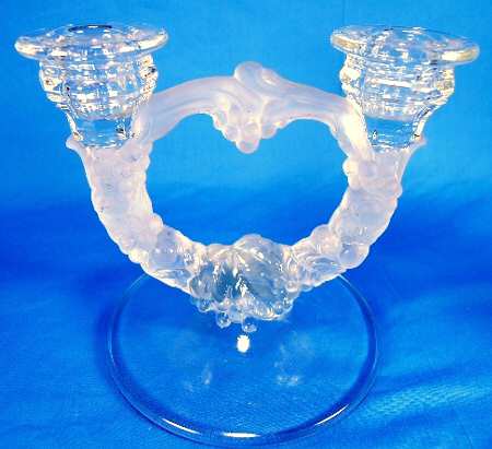 Garland Frosted Double Light Candlestick