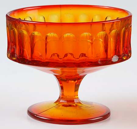 Sculptural Orange Champagne/Tall Sherbet
