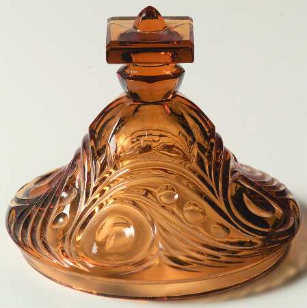 Ipswich Amber Lid for Candy Dish