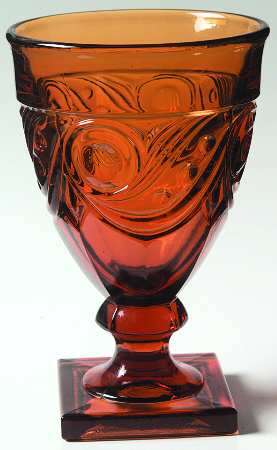 Ipswich Amber Candy Dish No Lid