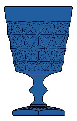 Mt. Vernon Blue by Imperial Glass-Ohio