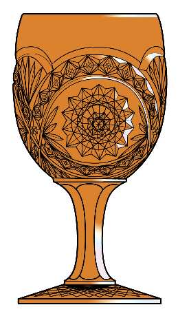 Hobstar Marigold by Imperial Glass-Ohio