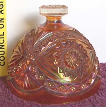 Hobstar Marigold Lid for Round Butter