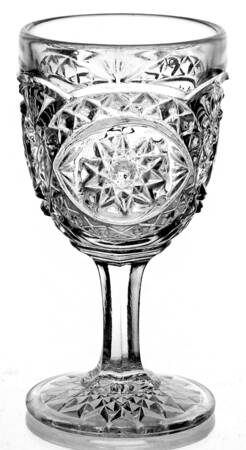 Hobstar Clear Cordial Glass