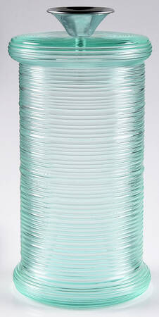 Spun Turquoise by Imperial Glass-Ohio
