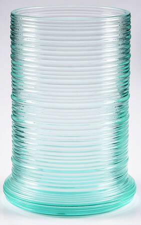 Spun Turquoise 7" Storage Jar No Lid