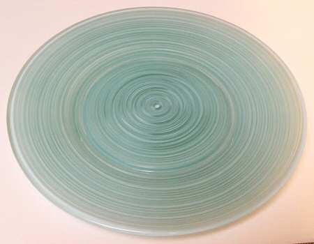 Spun Turquoise Luncheon Plate