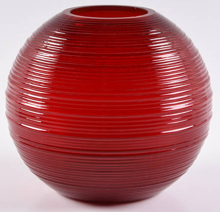 Spun Ruby 5" Rose Bowl