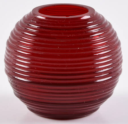 Spun Ruby 2" Rose Bowl