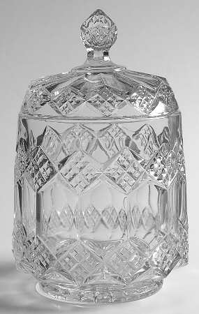 Three In One Clear Large Candy Jar & Lid
