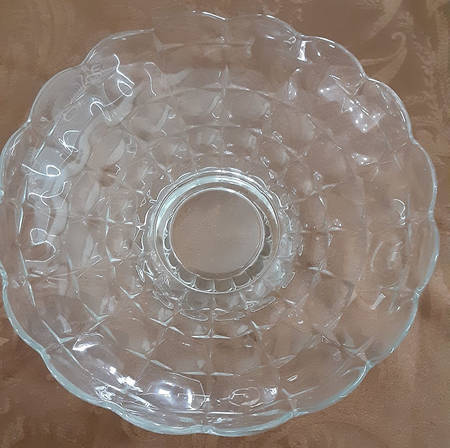 Constellation Clear 12" Footed Bowl