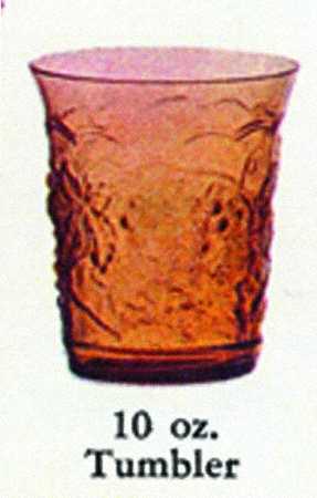 Concord Amber 10 Oz Flat Tumbler