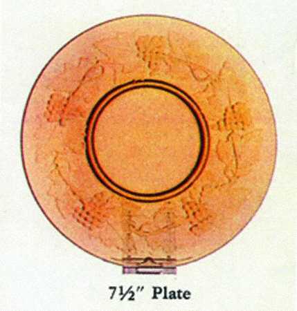 Concord Amber 7" Salad Plate