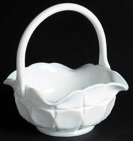 Constellation Milk Glass 7" Basket