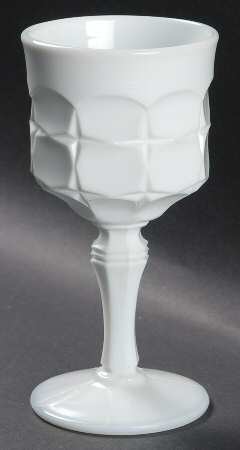Constellation Milk Glass Wine Glass
