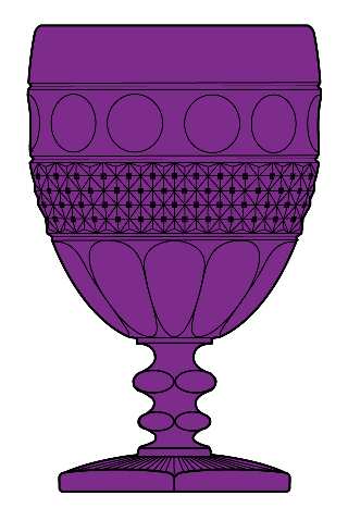 Tradition Amethyst by Imperial Glass-Ohio