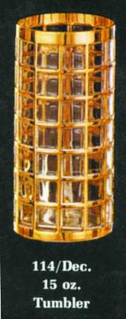 Toril de Oro Gold Flat Tumbler