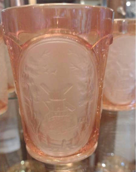 Windmill Marigold Frosted by Imperial Glass-Ohio