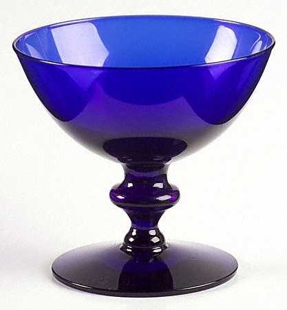 Continental Blue Champagne/Tall Sherbet