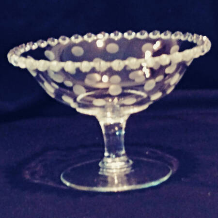 Dots Round Compote (Height X Width)