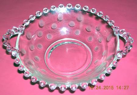 Dots 5" Handled Bowl/Mayonnaise
