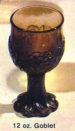 Flower Fair Brown by Imperial Glass-Ohio