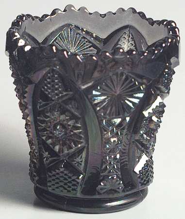 Daisy and Button Peacock (Smoke Blue) Toothpick Holder