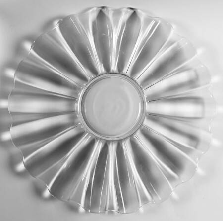 1005 Clear Punch Bowl Underplate