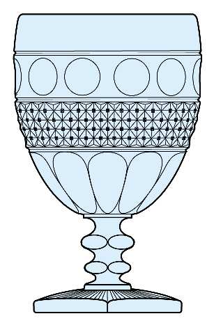 Tradition Light Blue by Imperial Glass-Ohio
