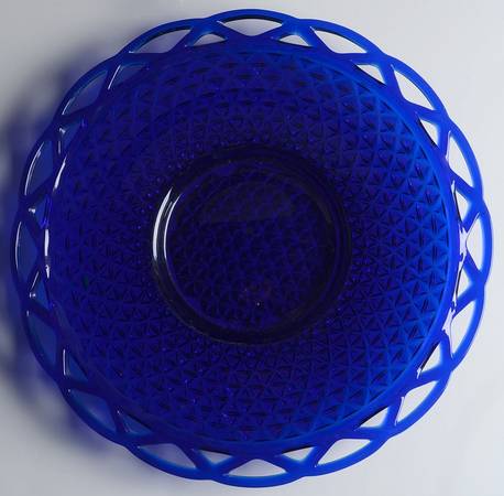 Laced Edge Cobalt (Ritz Blue) 13" Sandwich Plate
