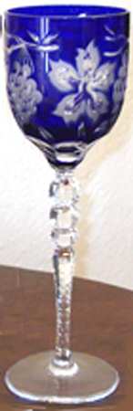 532 Cobalt Blue Water Goblet