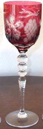 532 Ruby Water Goblet