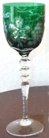 532 Green Water Goblet