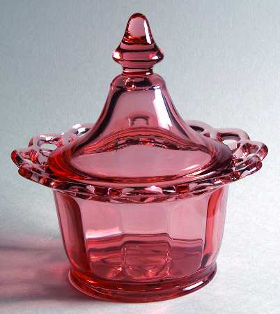 Laced Edge Pink by Imperial Glass-Ohio