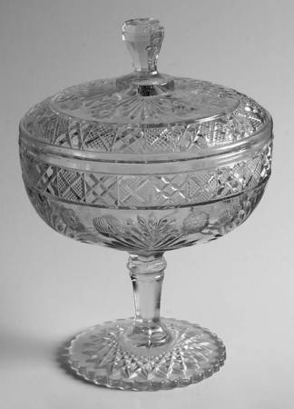 Horsemint Clear Candy Jar & Lid